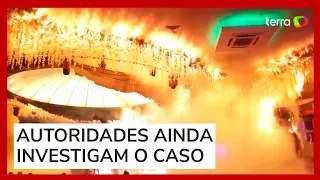 Novo vídeo mostra início de incêndio em casamento no Iraque