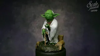 Фигурка - Йода из Star Wars. Сборка и покраска. Yoda figure. (3д печать)