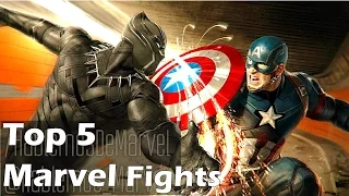 Top 5 Superhero Movie Fights/Duels - MCU