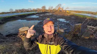 Digging out this 20 year old lake!