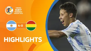 CONMEBOL Sub17 FEM 2022 | Argentina 4-0 Bolivia | HIGHLIGHTS