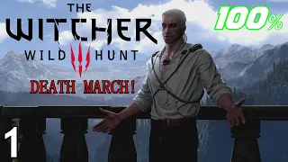 The Witcher 3 100% Death March Walkthrough Part 1 - Lilac and Gooseberries