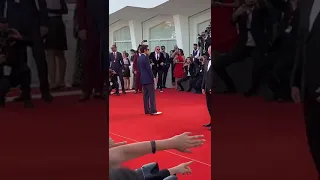 Harry Styles an the red carpet at Venice Film Festival