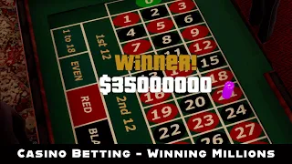 GTA San Andreas Definitive Edition - Betting In Casino, Winning 35X on Million Dollar Bet!!!