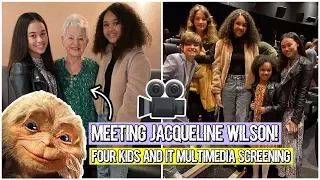 MEETING JACQUELINE WILSON! | Four Kids And It Multimedia Screening | Inspiring Vanessa