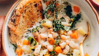 1-Pot Vegan White Bean Soup | Minimalist Baker Recipes