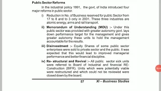 Public sector reforms