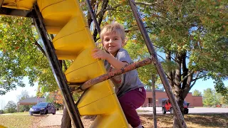 WE FOUND AN OLD TWISTY SLIDE!