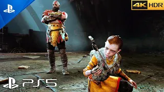 (PS5) KRATOS & ATREUS are ABSOLUTE WARRIORS in GOD OF WAR | Ultra Realistic Graphics [4K 60FPS HDR]