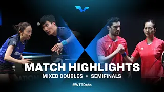 Jeon Jihee/Lee Sangsu vs Emmanuel Lebesson/Y. Jia Nan | WTT Contender Doha 2021 | XD | SF Highlights