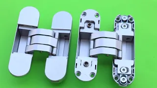 60kg white adjustable hidden invisible 180 degree concealed door hinge