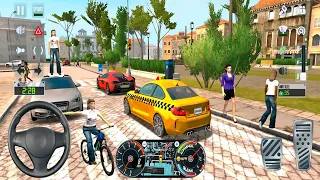 Taxi Sim 2020 #11 Reds Lights and Funny Passengers! Taxi Game Android gameplay