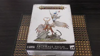 Lumineth Realm-Lords - Archmage Teclis and Celennar, Spirit of Hysh - Unboxing (AoS)