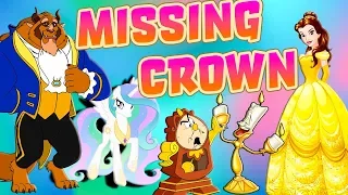 Beauty and the Beast & My Little Pony Disk Drop Game Mystery! W/ Princess Belle & Twilight Sparkle