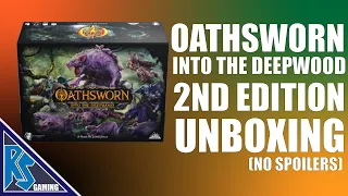 Unboxing - Oathsworn: Into the Deepwood All In Pledge (SPOILER FREE) - Shadowborne Games