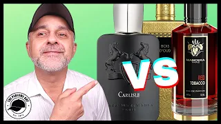 PARFUMS DE MARLY CARLISLE VS MANCERA RED TOBACCO