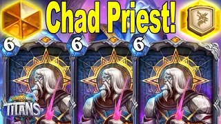 Only Pro Players Play Triple Ra-den Priest Just For Fun & Wins With Happiness! Titans Hearthstone