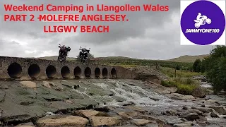 Motorbike Camping in Wales. Visiting Anglesey & Lligwy Beach with the Africa Twin & BMW GS. Part 2 🏍