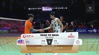 Highlights | KAPAL API Indonesia Open 2024: Chou Tien Chen (TPE) vs. Leong Jun Hao (MAS) - R16