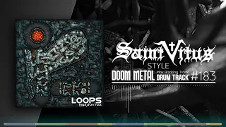 Doom Metal Drum Track / Saint Vitus Style / 75 bpm