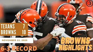 Watch & Listen: Jim Donovan has the calls of the game as the Cleveland Browns beat the Texans 10-7