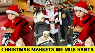 Asher mila Santa UNCLE se CHRISTMAS Market me 😱