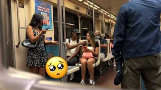 Disturbing Girl In A Subway 🥺 -  Social Experiment