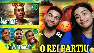 REACT A NOVA GERAÇÃO DO BRASIL | PELÉ ETERNO! NOSSO ADEUS AO MAIOR DE TODOS