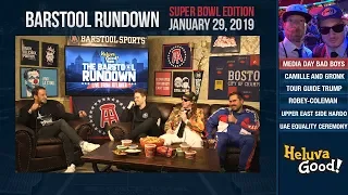 The Bad Boys of NFL Media Day - Barstool Rundown - January 29, 2019