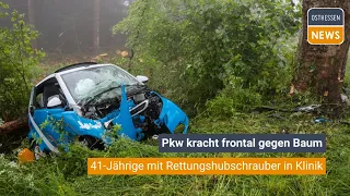 Crash auf der  L3139: Auto kommt von Straße ab und kracht in Baum