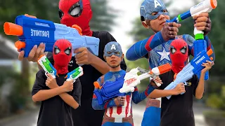 Ku Nhan NERF : Người Nhện Bắn Súng 8 - SPIDER MAN SUPER WATER GUN