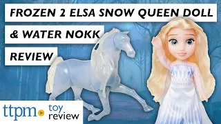 Disney Frozen 2 Elsa the Snow Queen Doll and Light-Up Water Nokk from Jakks Pacific