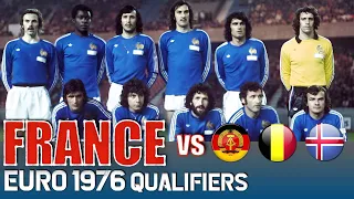 FRANCE 🇫🇷 Euro 1976 Qualification All Matches Highlights | Road to Yugoslavia