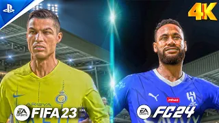 FIFA 24 [EA Sports FC 24] - Al-Nassr vs Al-Hilal ● NEYMAR vs C. RONALDO | Gameplay PS5 [4K]