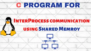 C program for inter-process communication using shared memory in OS