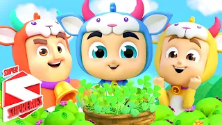 Three Billy Goats Gruff | Fairy Tales For Kids | Pretend Play Song | Nursery Rhymes and Baby Songs