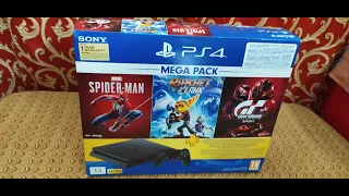 SONY PLAYSTATION 4 SLIM MEGA PACK UNBOXING