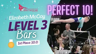 Perfect Level 3 Bars Routine (10.0) - Make It Count Invitational 2023