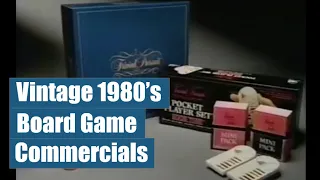 Old Board Game Commercials from the 1980's Part 2 | Travel Back in Time