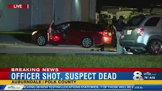Suspect dead, officer injured in Auburndale shootout