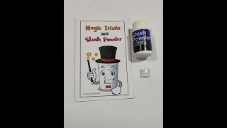 MAGIC TRICKS WITH SLUSH POWDER  BOOK + GIMMICK + BOTTLE