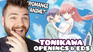 Reacting to "TONIKAWA Openings & Endings (1-2)" | New Anime Fan! | REACTION!!