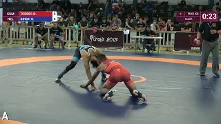 Qual. FS - 61 kg: S. SINGH (NZL) df. D. TORRES (GUM) by TF, 10-0