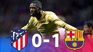 Atletico Madrid vs Barcelona [0-1], La Liga, 2023 - MATCH REVIEW