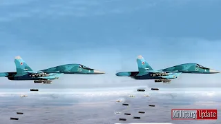 Scary !! Sukhoi Su-34 Supersonic Bomber• launch missile•Drop bomb•target