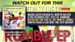 [2K Subs.] Major Lazer & DV&LM - Watch Out For This vs. Hey Now vs. Rumble (DV&LM TML '13 Mashup)
