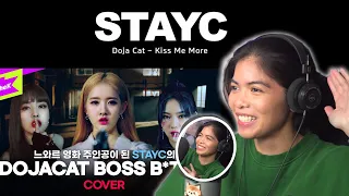 STAYC "Kiss Me More" Doja Cat + STAGE BREAK Choreography video [reaction]