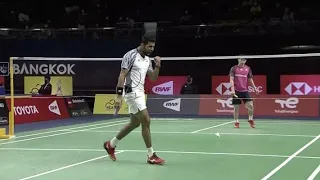 H S Prannoy | Thomas Cup 2022 star in action | Badminton Match