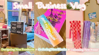 Designing New Products + Ordering Blanks + Unboxing Products | Studio Vlog 002 | Small Business Vlog