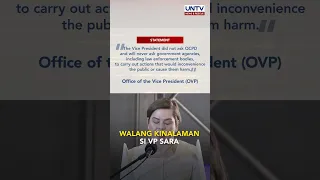 VP Sara Duterte, itinangging ipinatigil ang trapiko sa Commonwealth Ave. dahil sa kanya
